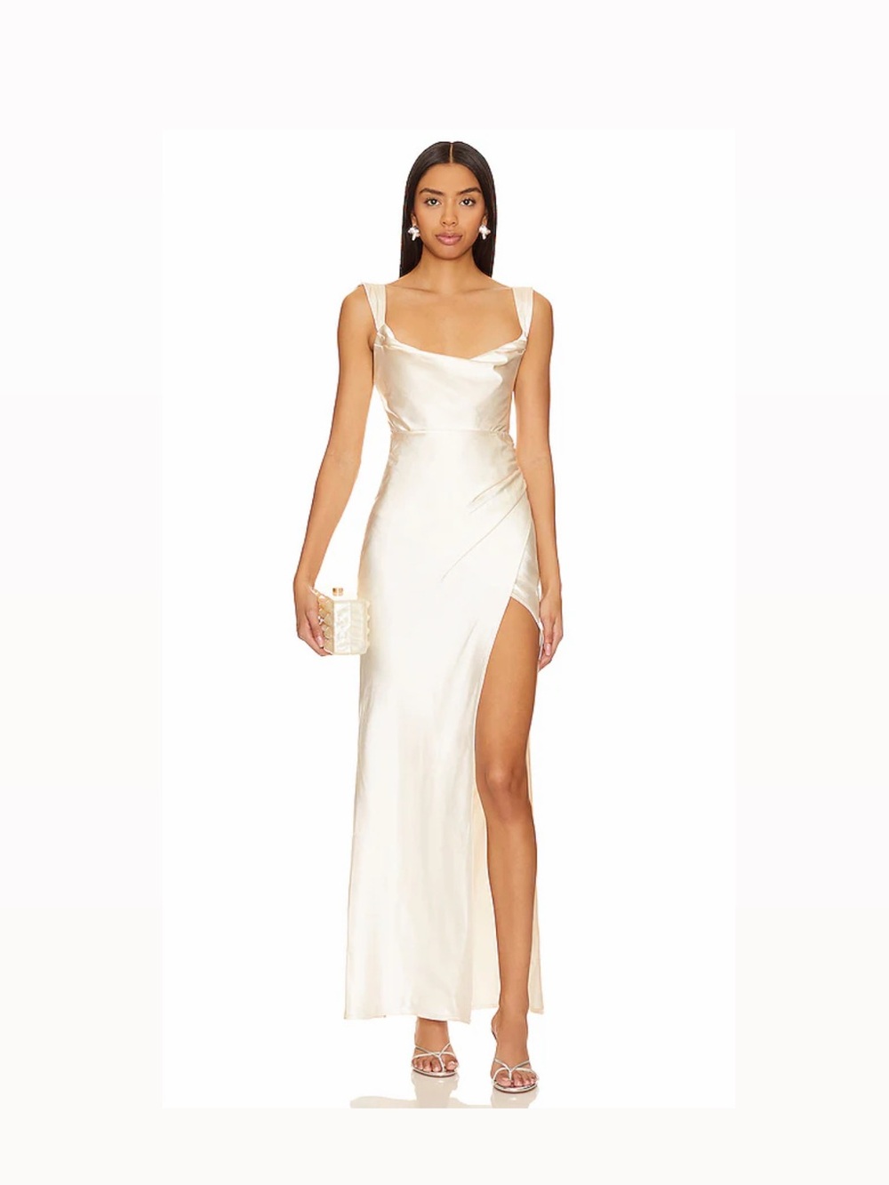 Runaway the Label Havanna Dress in Ivory Size M
